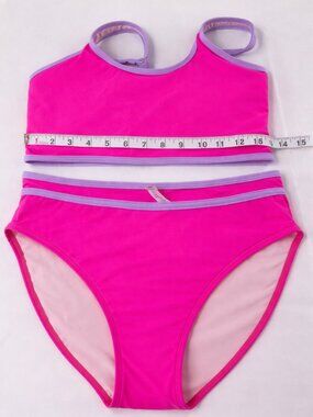 BMJL 2 Piece High Waisted Bikini Swimsuit Size M, NWT